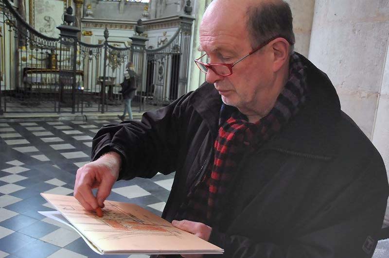 portret van guus de bakker